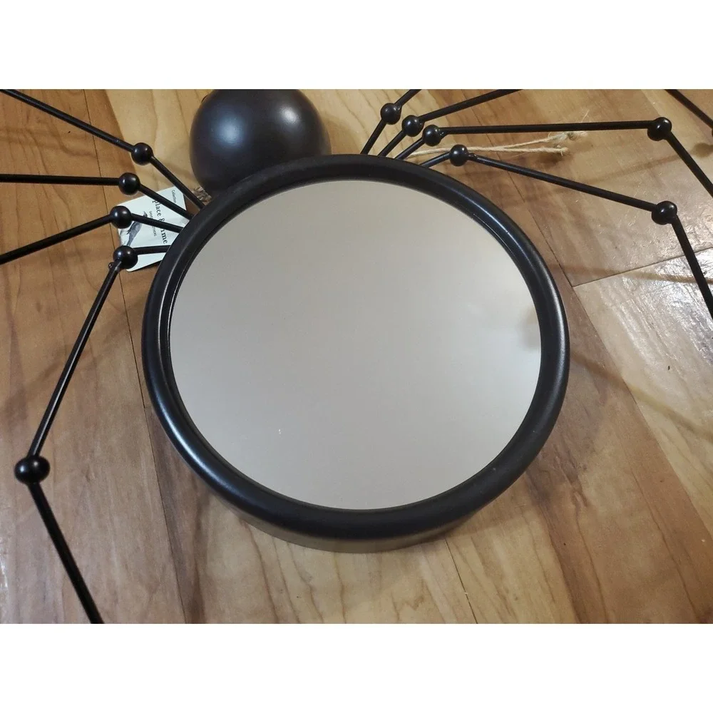 Place & Time Halloween Spooky Spider Mirror Goth Chic Decor‎ READ